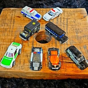 Mattel Hot Wheels Collection of Police Vehicles